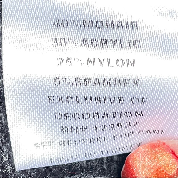 Ava Couture Mohair Blend Black /White Cardigan Sweater Duster Jacket Size:Large - Picture 5 of 14